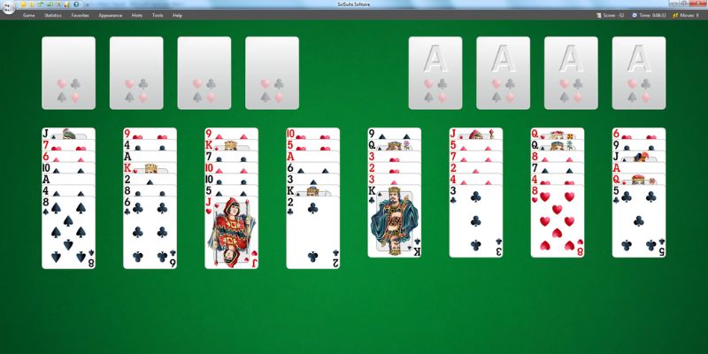 Ưu điểm game bài Solitaire cổ điển online là gì?